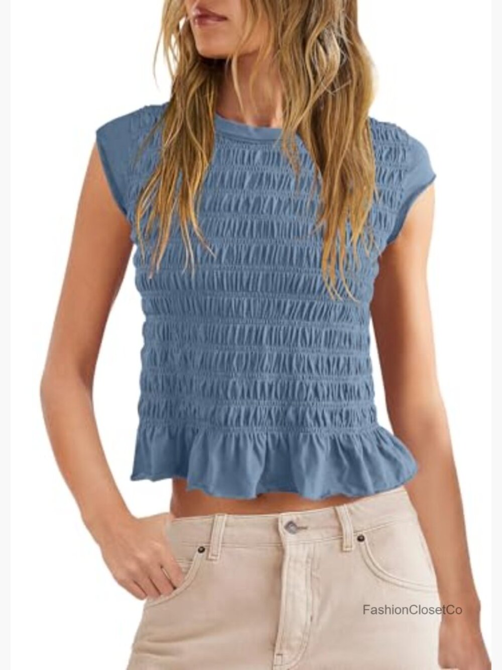 Womens Crop Top Short Sleeve Ruched Fitted T Shirt Summer Going Out Y2k Baby Tee - Picture 2 of 4
